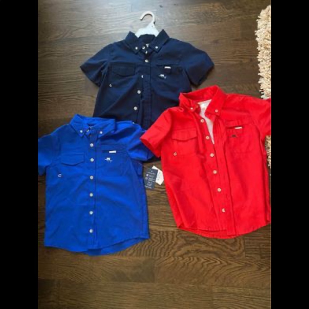 Boys Fishing Shirt Lot Size 6